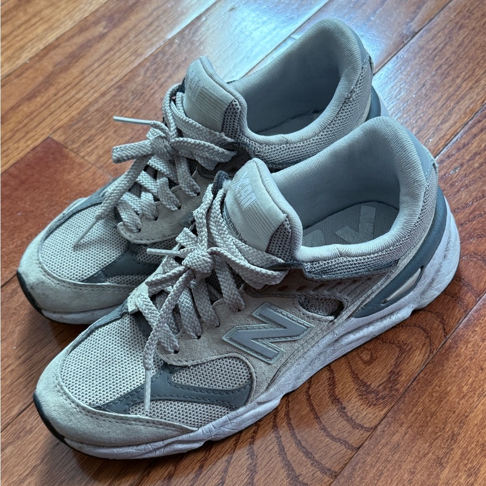 New Balance X90 in Gray and Cream Women’s 6.5